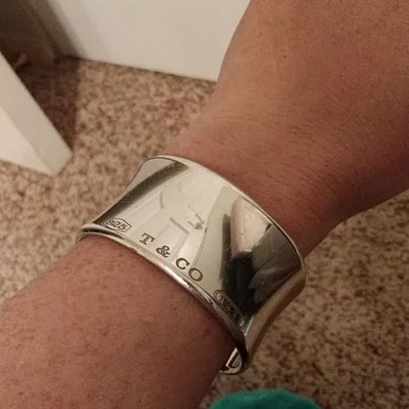 Tiffany & Co. Jewelry - pre owned Tiffany & Co. sterling silver, 1837 wide cuff